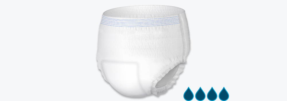Abbildung einer Inkontinenzpants mit Saugstärke