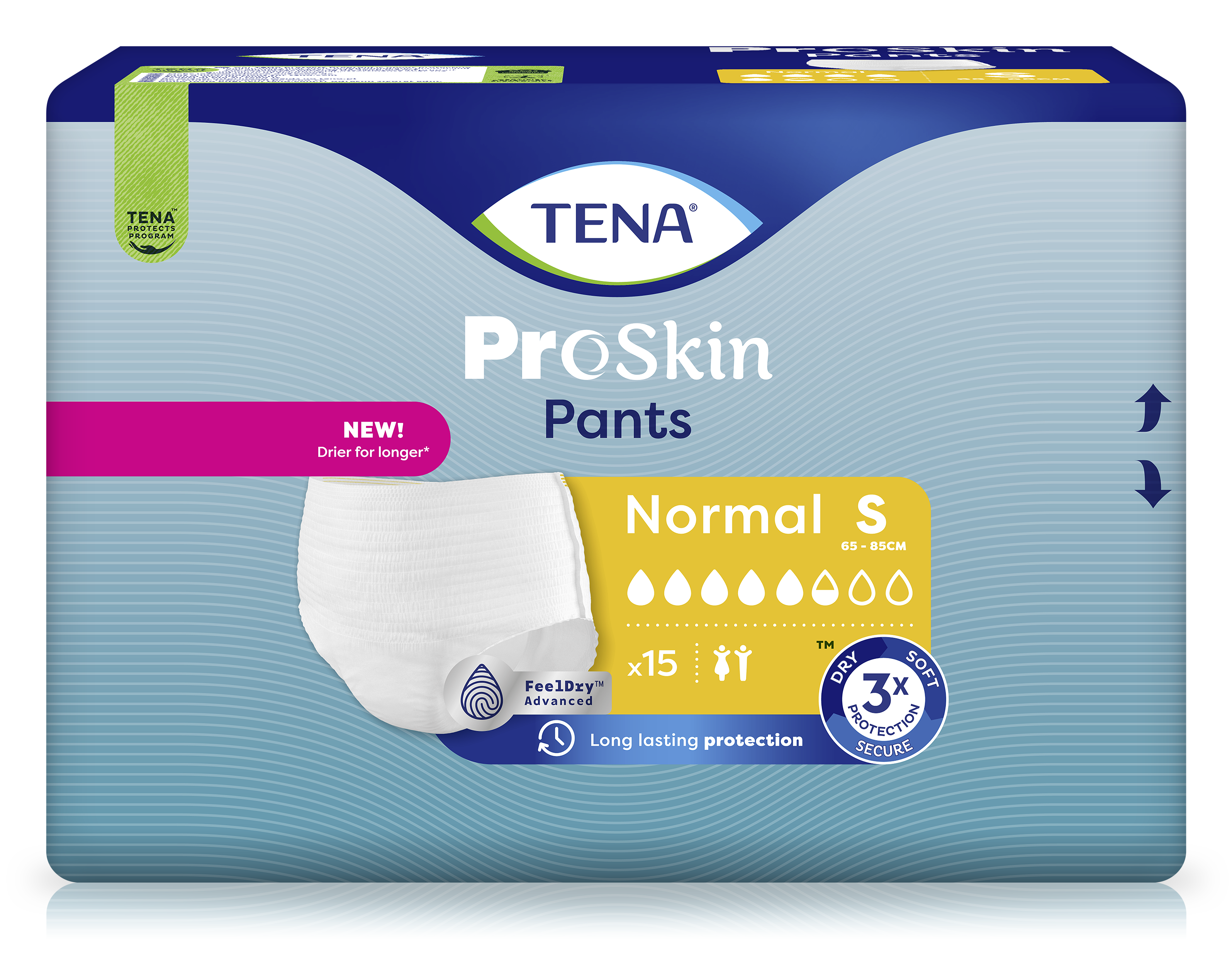 Tena ProSkin Pants Normal, Größe S, 4 x 15 Stück