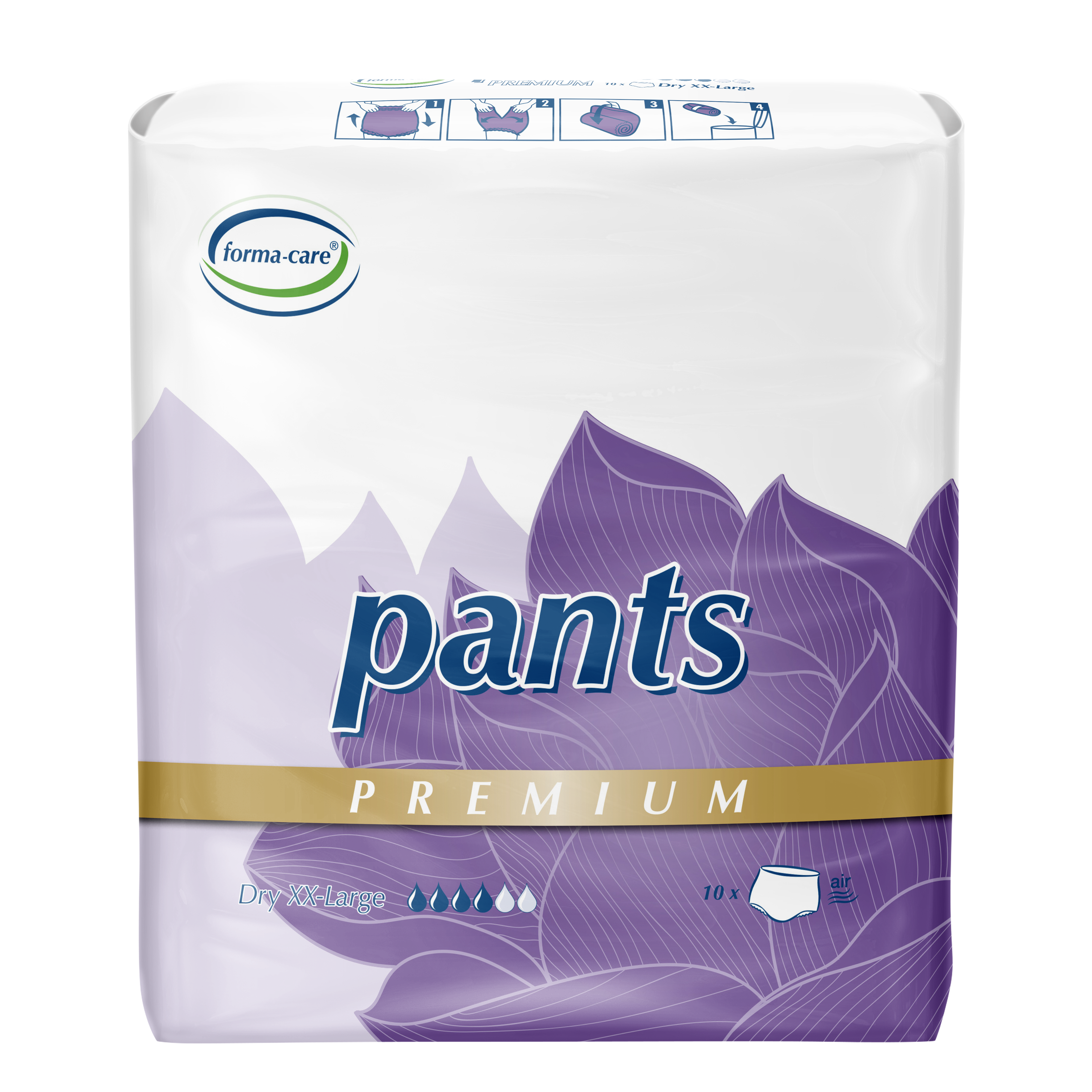 Abbildung eines Beutels forma-care Premium Pants Größe XXL
