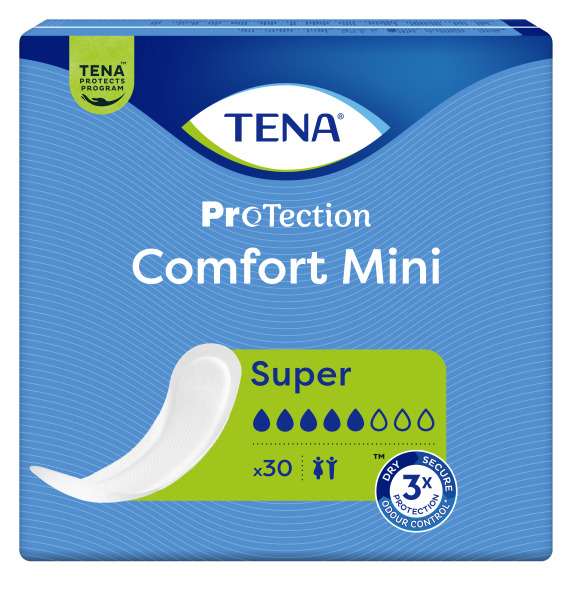 Abbildung eines Beutel Einlagen Tena Comfort Mini, Saugstärke Super