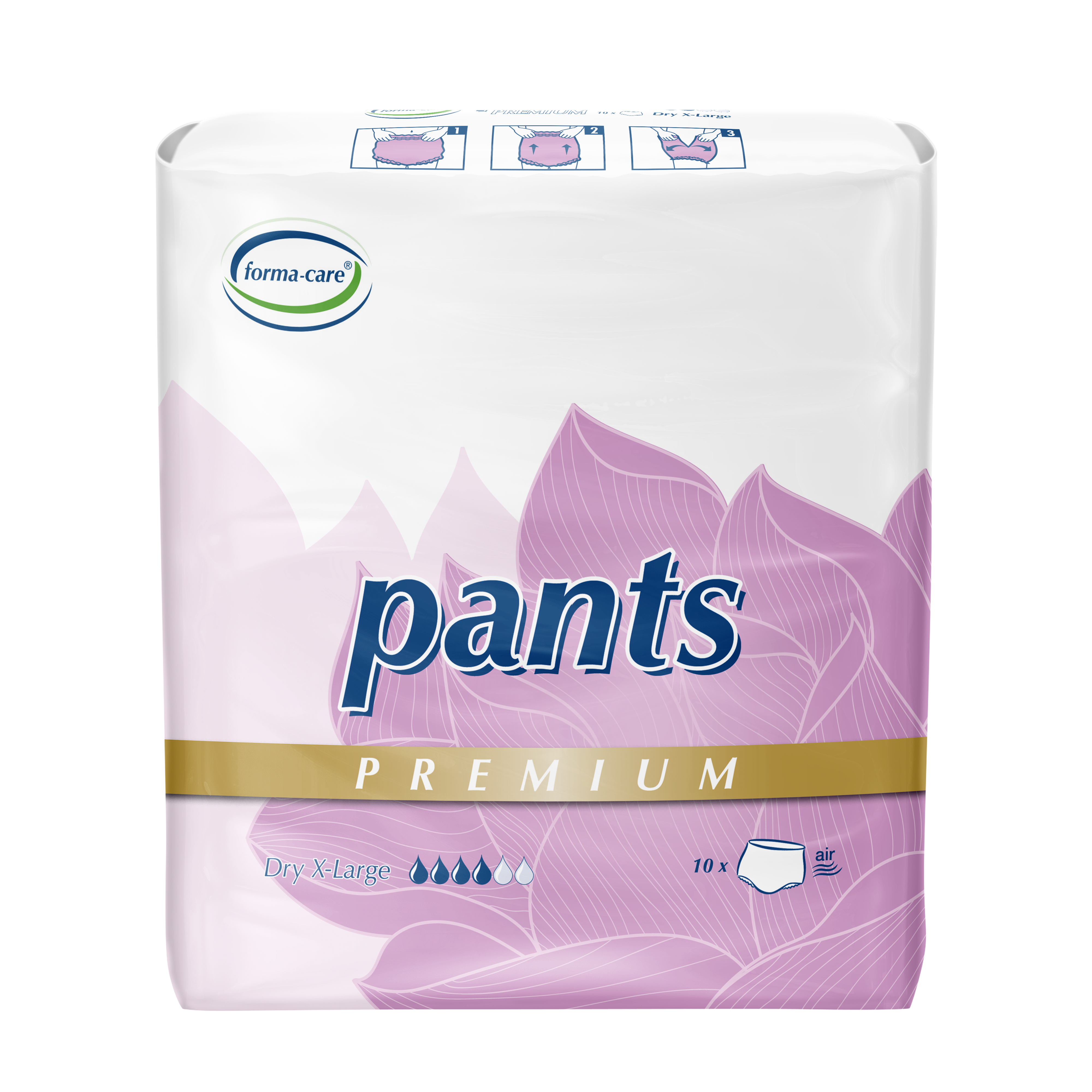 Abbildung eines Beutels forma-care Premium Pants Größe XL