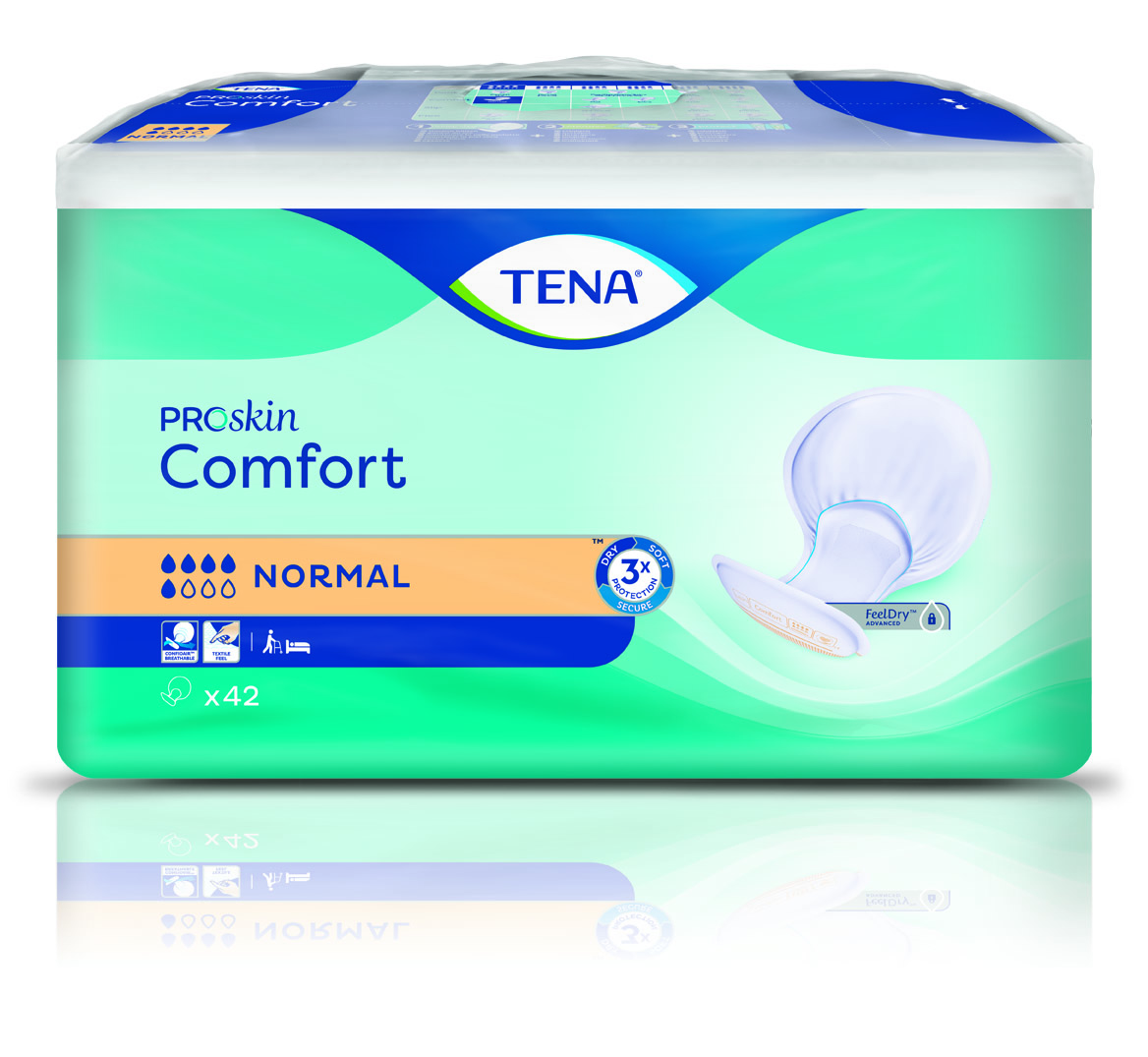 Abbildung eines Beutels der Vorlage TenaProskin Comfort, Saugstärke Normal