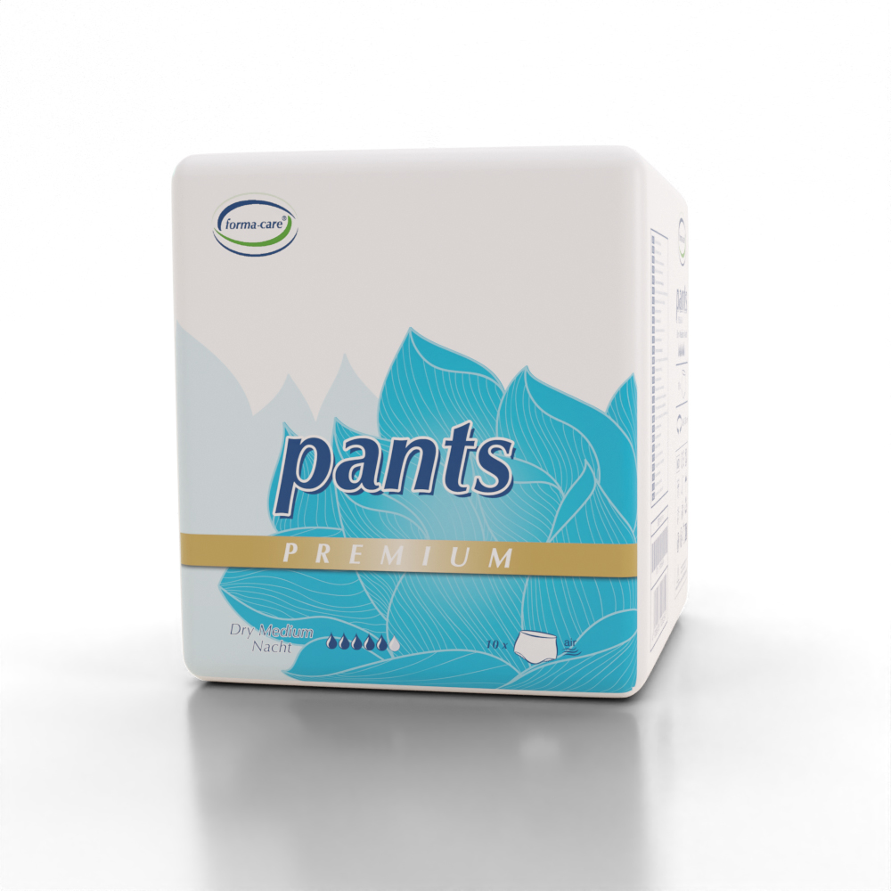 Abbildung eines Beutels forma-care Premium Pants Größe M Nacht